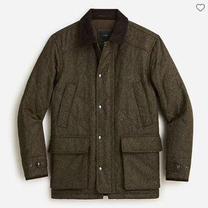 Quilted Highland Skye jacket in English wool NWT